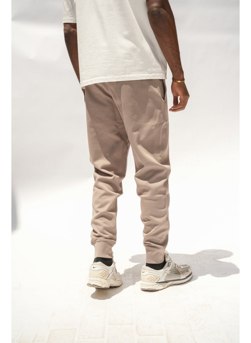 AMICI basic sweatpants Khaki - Image 4